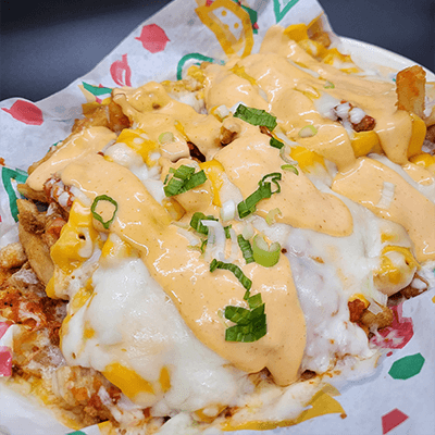 Kimch-Eese Fries